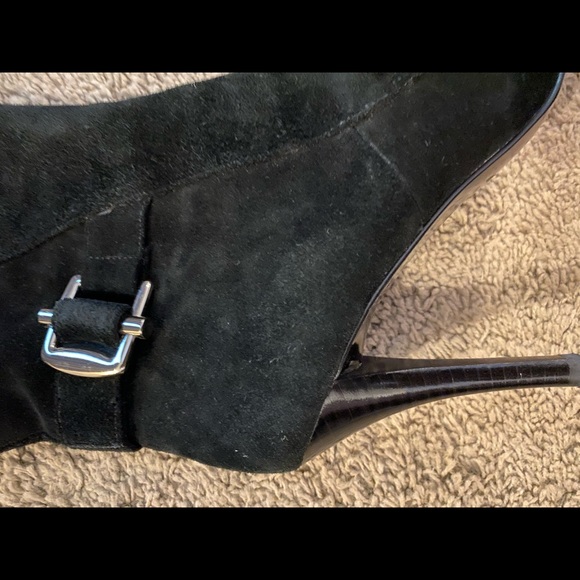 🖤🩶Bandolino • black suede boots • 7 • EUC - Picture 3 of 4